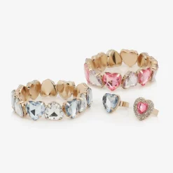 Super Smalls Girls Heart to Heart Bracelets & Rings Set New