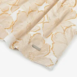 Jessie and James London Girls Ivory & Gold Floral Jacquard Dress Online