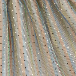 AIGNER Girls Ivory & Metallic Ruffle Dress New