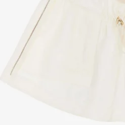 Moncler Enfant Girls Ivory Adeola Hooded Coat Sale