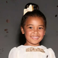 Bowtique London Girls Ivory & Gold Ballerina Hair Clip (8cm) Sale