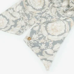 Versace Girls Ivory & Grey Barocco Hair Elastic Outlet