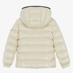 Moncler Enfant Girls Ivory Bady Down Padded Jacket