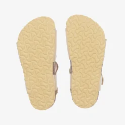Birkenstock Girls Ivory Buckle Sandals PearlWhite Sale