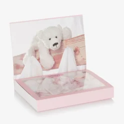 Sofija Girls Ivory Cotton Floral Babysuit Set Outlet