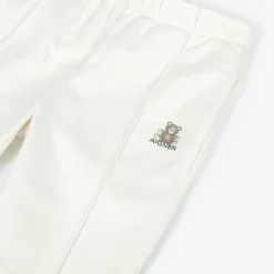 AIGNER Girls Ivory Cotton Joggers Outlet