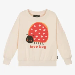 Rock Your Baby Girls Ivory Cotton Ladybird Sweatshirt Online