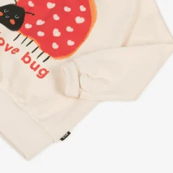 Rock Your Baby Girls Ivory Cotton Ladybird Sweatshirt Online