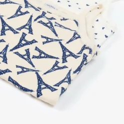 Petit Bateau Girls Ivory Cotton Paris Vests (2 Pack) Hot