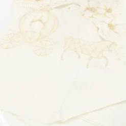 Sofija Girls Ivory Cotton Princess Muslins (2 Pack) Sale