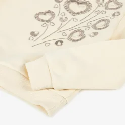 Le Chic Girls Ivory Cotton Sweatshirt Best