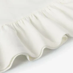 Moschino Baby Girls Ivory Cotton Sweatshirt Dress Clearance