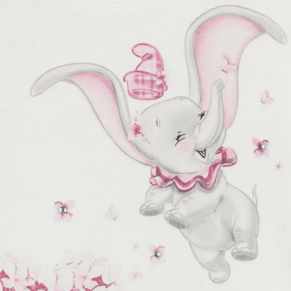 Monnalisa Girls Ivory Disney Cotton Tunic Top Online