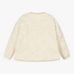 Moncler Enfant Girls Ivory Down-Quilted Ursella Jacket Hot