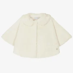 Artesanía Granlei Girls Ivory Faux Fur Cape Sale