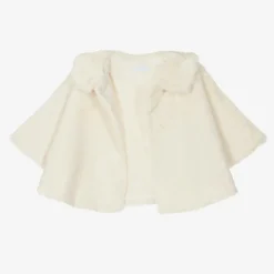 Artesanía Granlei Girls Ivory Faux Fur Cape Sale
