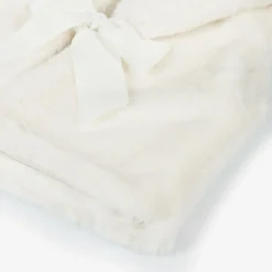 Lapin House Girls Ivory Faux Fur Gilet Clearance