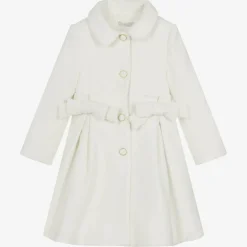 Patachou Girls Ivory Felted Coat Sale