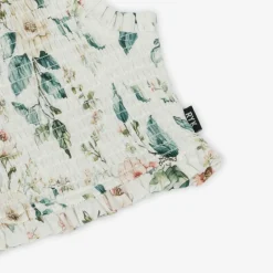 Rock Your Baby Girls Ivory Floral Cotton Shirred Top Hot