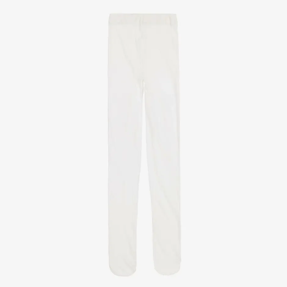 Abel amp; Lula Girls Ivory Glitter Tights