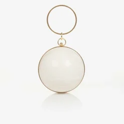 Junona Girls Ivory Globe Bag (15cm) Hot