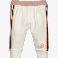 Moncler Enfant Girls Ivory Joggers Online