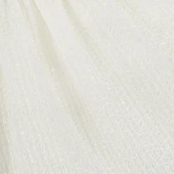 Mebi Girls Ivory Knit & Lace Dress