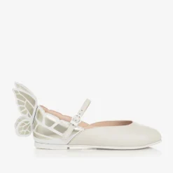 Sophia Webster Mini Girls Ivory Leather Shoes Best