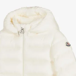 Moncler Enfant Girls Ivory Majeure Down Puffer Coat Outlet