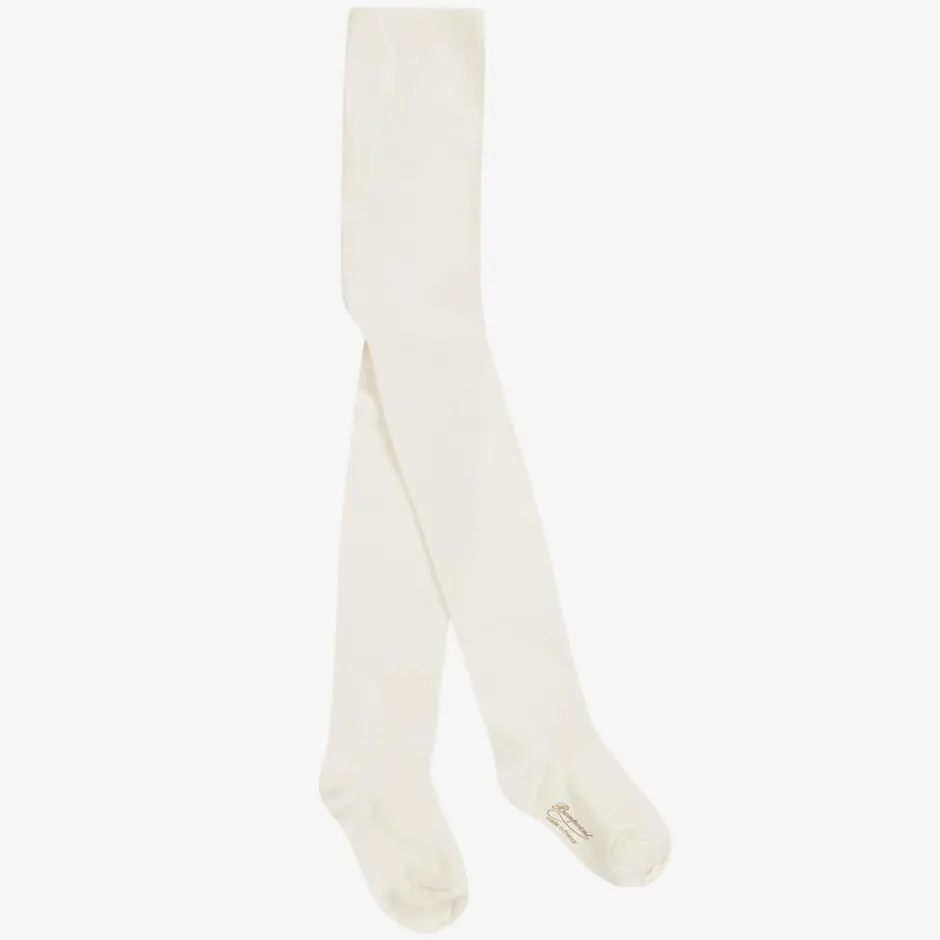 Bonpoint Girls Ivory Microfibre Tights Online