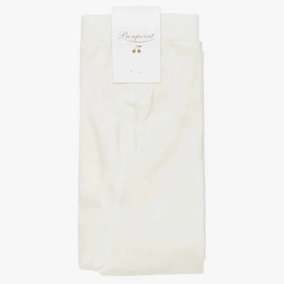 Bonpoint Girls Ivory Microfibre Tights Online