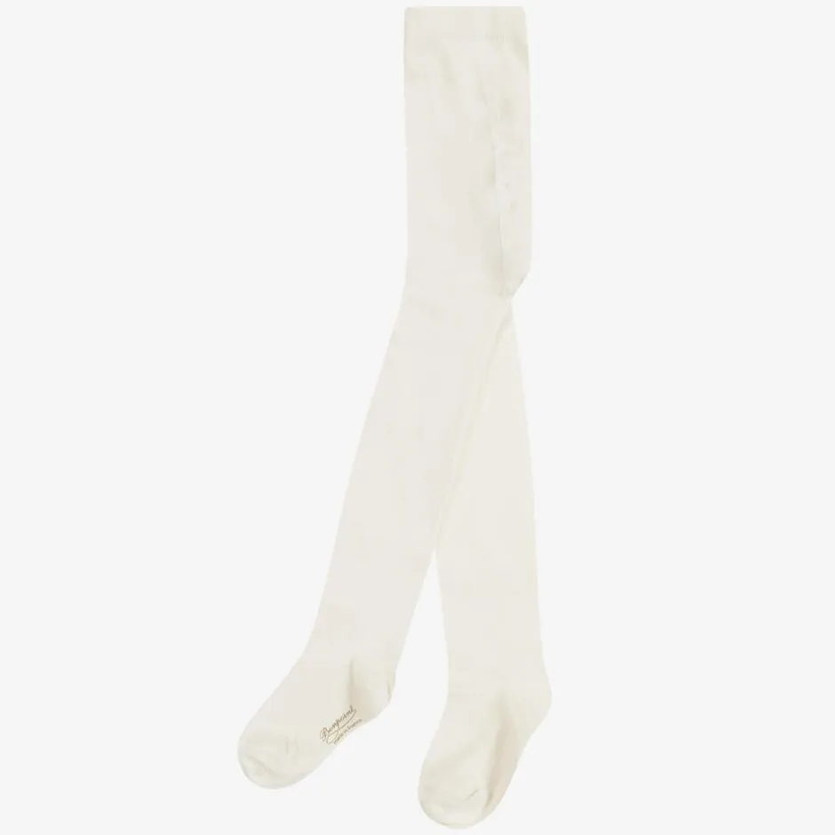 Bonpoint Girls Ivory Microfibre Tights Online