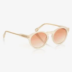 Chloé Girls Ivory Round Sunglasses Sale