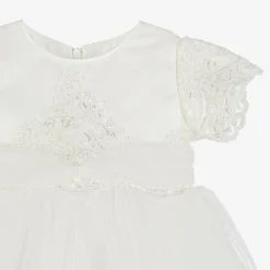 Andreeatex Girls Ivory Satin & Tulle Dress Set Discount