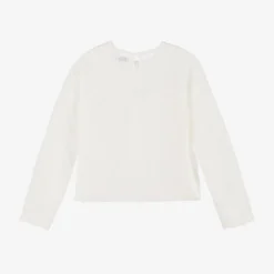 Mayoral Girls Ivory Shimmer Top