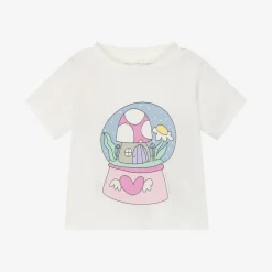 Stella McCartney Kids Girls Ivory Snowglobe T-Shirt Online