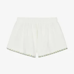 Zimmermann Girls Towelling Shorts Ivory