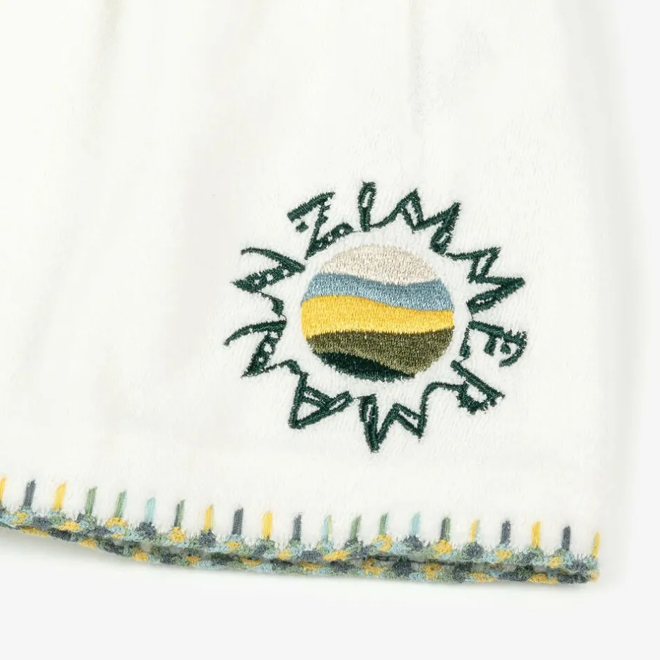 Zimmermann Girls Towelling Shorts Ivory