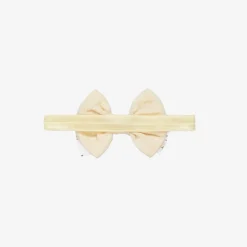 Cute Cute Girls Ivory Tulle Bow Headband New