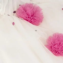 Tutu du Monde Girls Ivory Tulle Harlequin Top Best