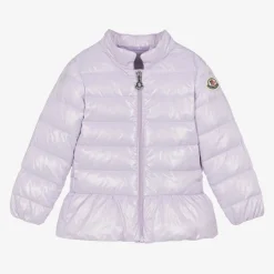 Moncler Enfant Girls Lilac Purple Blandine Puffer Jacket Outlet
