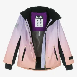 Molo Girls Lilac Purple Gradient Ski Jacket Clearance