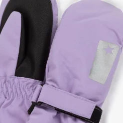 Molo Girls Lilac Purple Thermal Mittens Viola