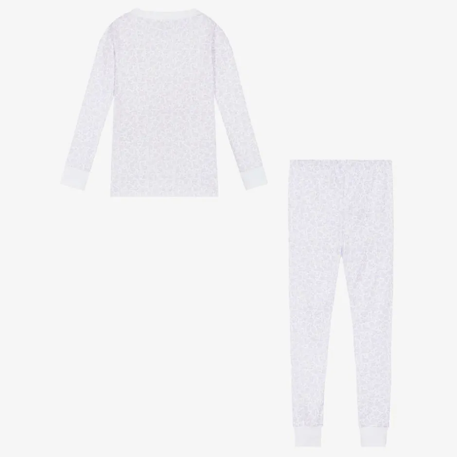 Kissy Kissy Girls Lilac Summer Gardens Cotton Pyjamas Outlet