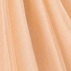 EIRENE Girls Long Pink Sequinned Tulle Dress Clearance