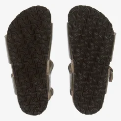 Birkenstock Girls Metallic Gold Sandals Discount