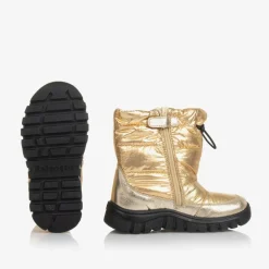 Falcotto by Naturino Girls Metallic Gold Snow Boots Discount