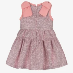 Hucklebones London Girls Metallic Pink Glitter Dress Online