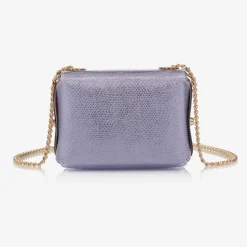 Zaccone Girls Metallic Purple Shoulder Bag (14cm) Online