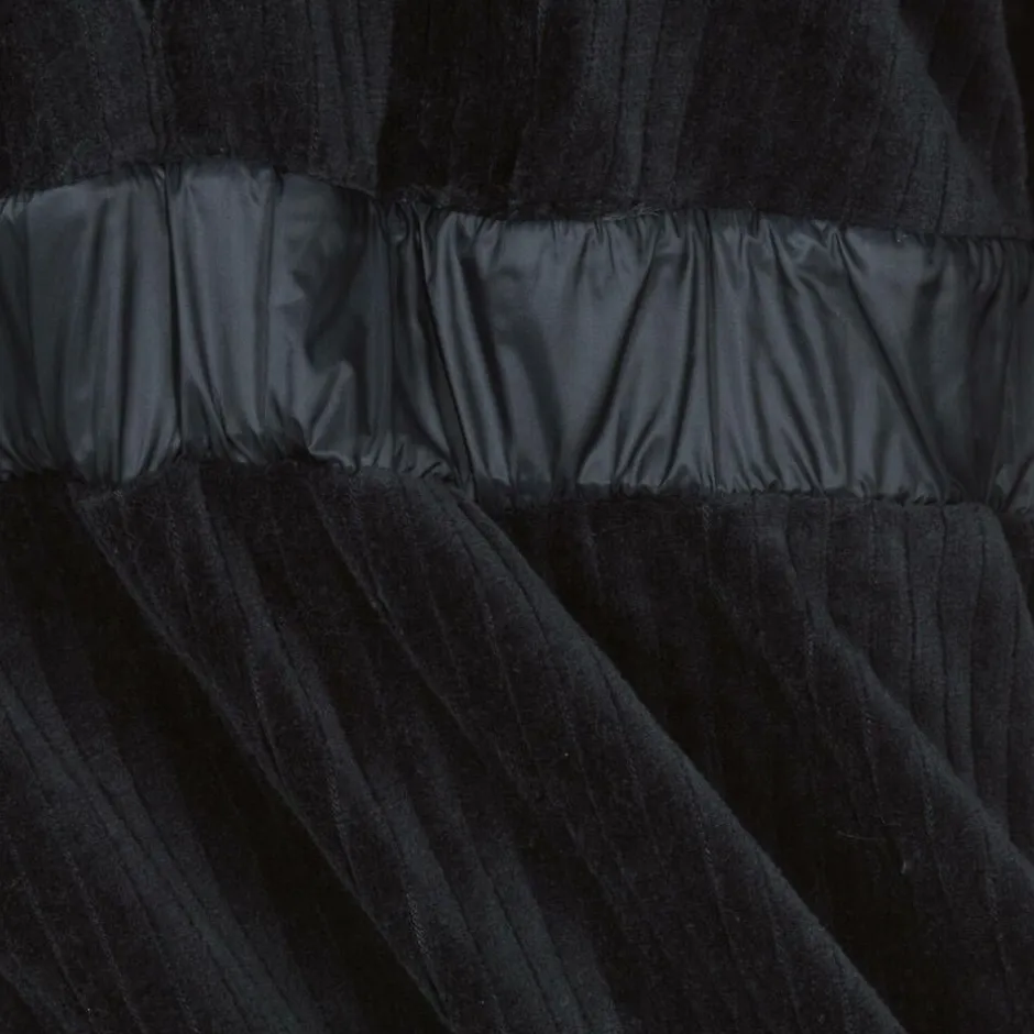 Moncler Enfant Girls Navy Blue Cotton Dress Best